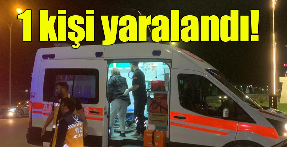 Karaman'da trafik kazası: 1 kişi yaralandı